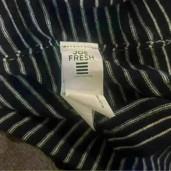 Joe Fresh Cotton Striped Long Sleeve Cardigan Womens XS Open Front Sweater - Picture 5 of 5